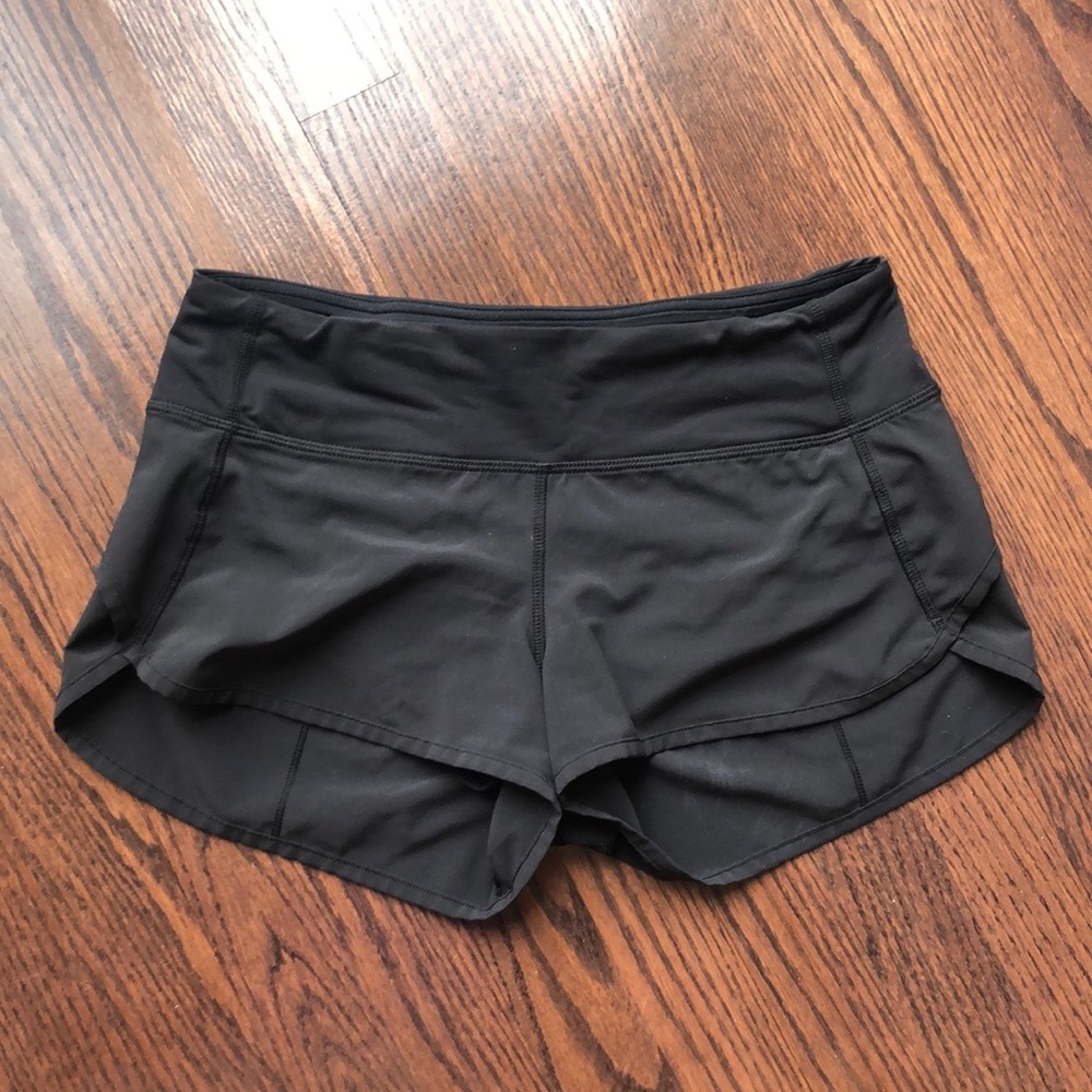 Black Lululemon Speed up Shorts MAKE OFFERS